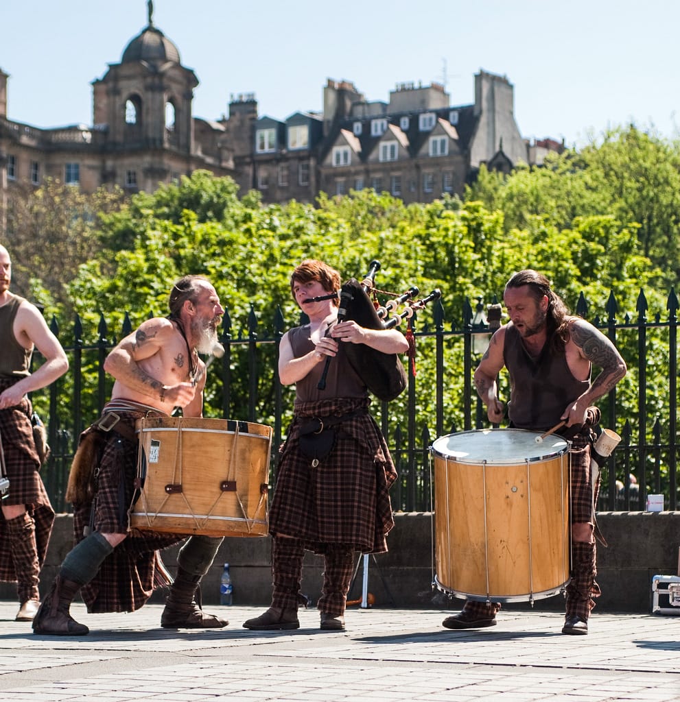 Traditional Scottish music in Edinburgh