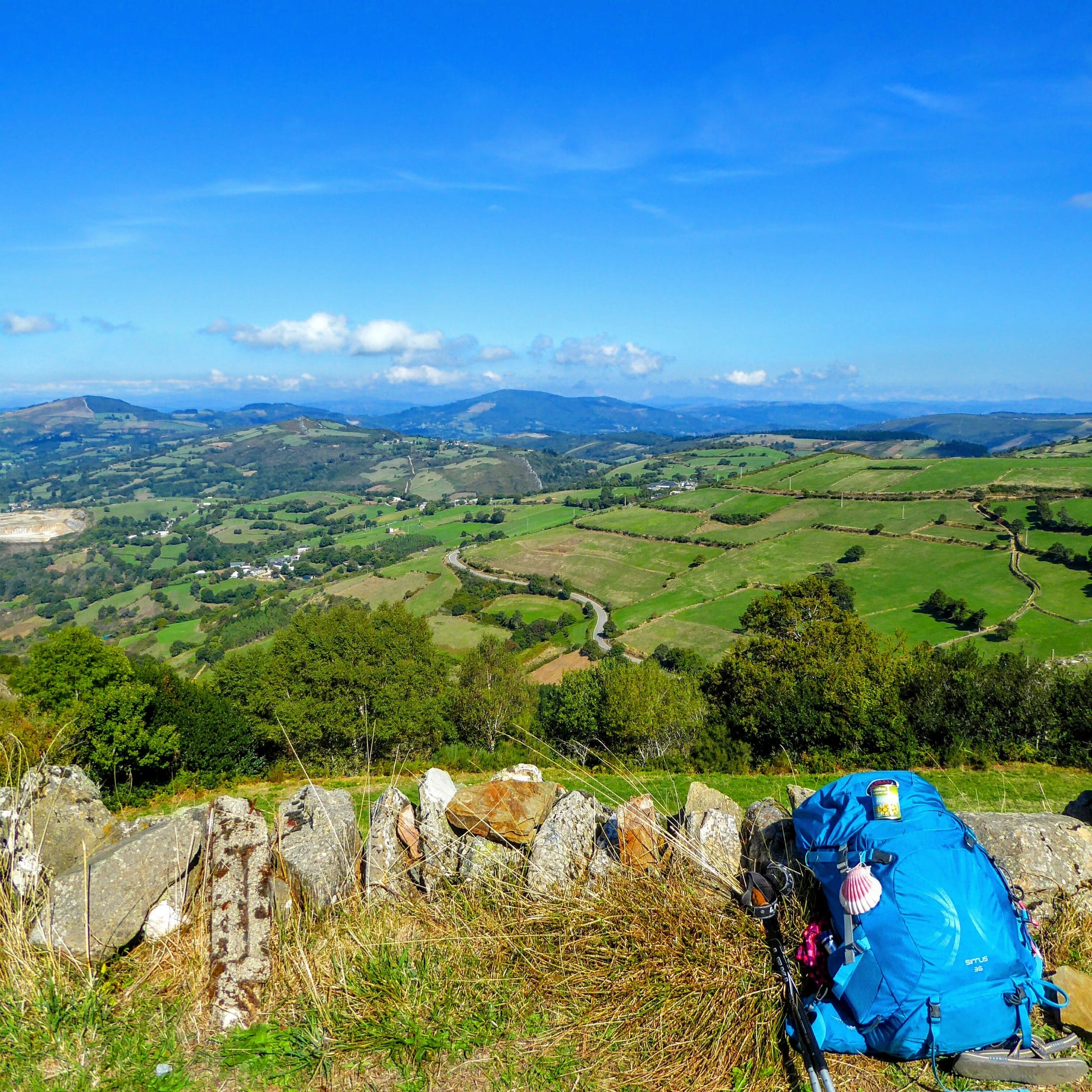 Backpack on the Camino Frances