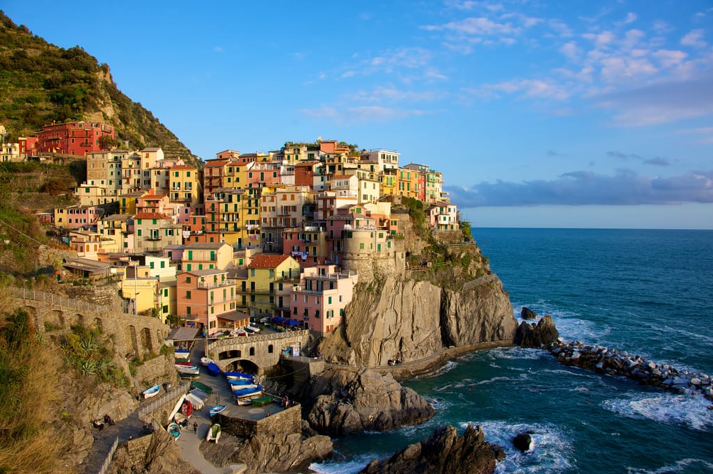 A village along the Cinque Terre
