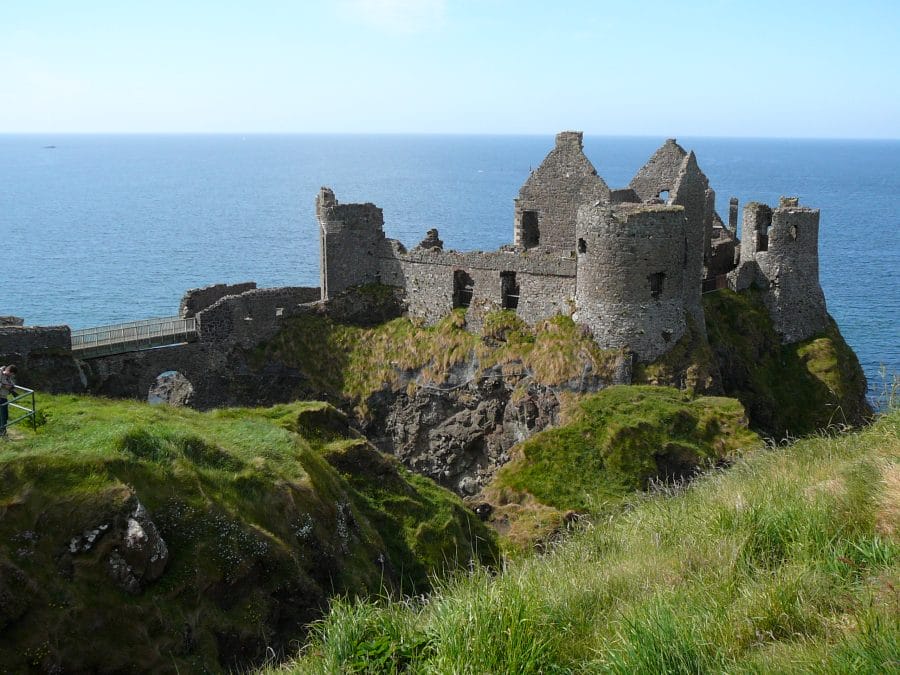 Dunluce Castle is one of the most dramatic castles in Ireland