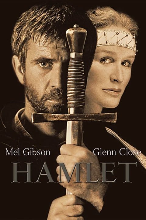 The cover of the 1990's version of Hamlet, starring Mel Gibson and Glenn Close