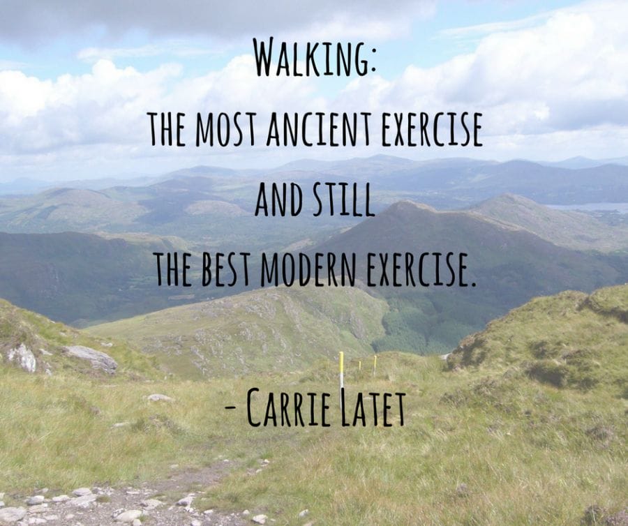 Hiking Quote - Walking