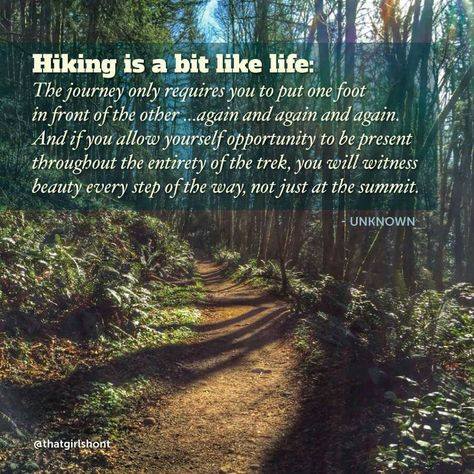 Inspirational Hiking Quote