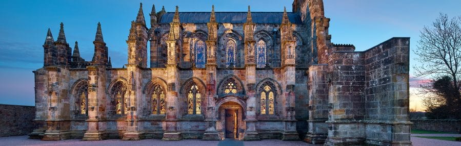 Rosslyn Chapel, with its Gothic architecture, was perfect for filming The Da Vinci Code