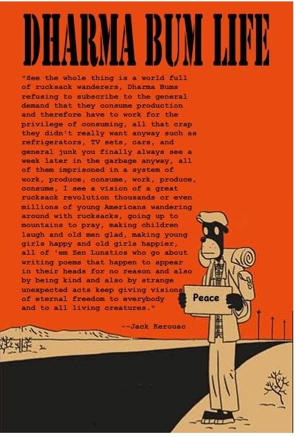 The Dharma Bums Book Cover