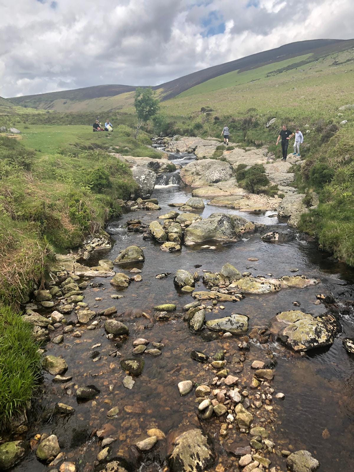 A picturesque respite at the end of the walk across White Hill to Djouce mountain
