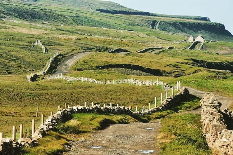 Hiking images of the Burren