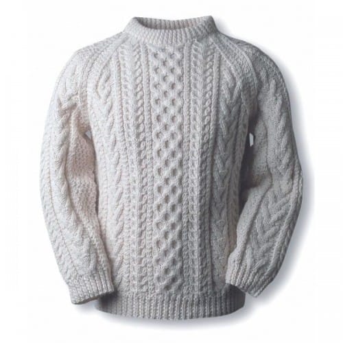 An Aran Sweater - one of many authentic Irish gifts