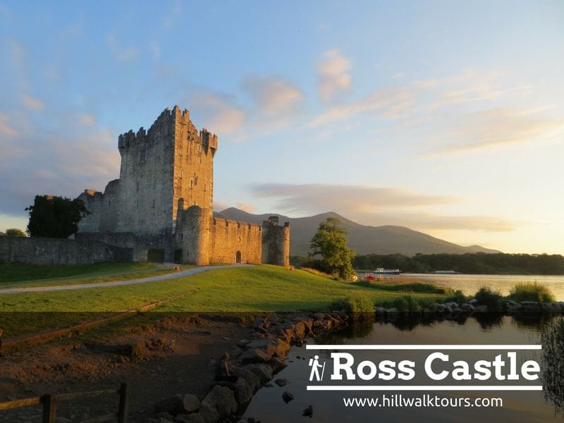 Ross Castle on the Ring of Kerry and the Kerry Way