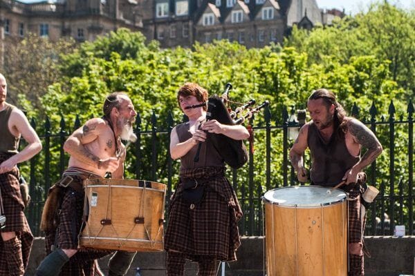 Traditional Scottish music in Edinburgh