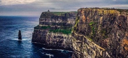 Cliffs of Moher on the Burren Way