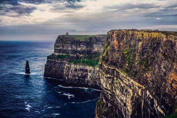 Cliffs of Moher on the Burren Way