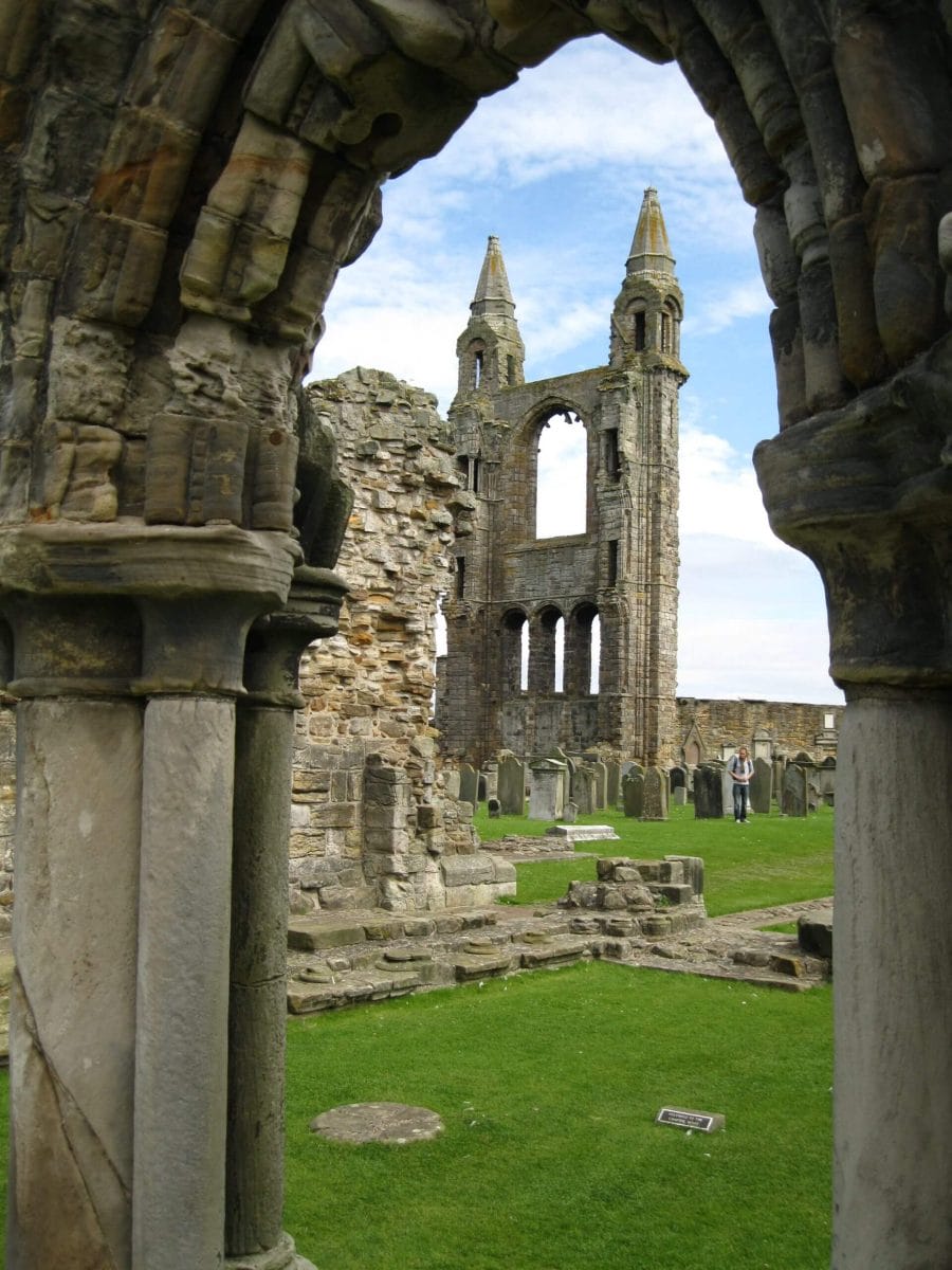 St Andrews Cathedral Ruins, Fife Coastal Path Hillwalk Tours