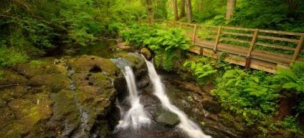 Waterfall at Glenariff Forest Park