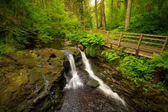 Waterfall at Glenariff Forest Park