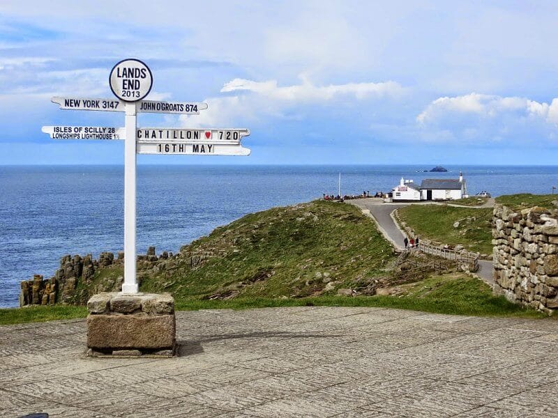 Land's End - the most western point in Britain