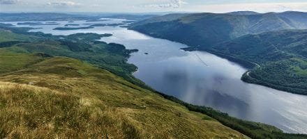 Looking south from Ben Lomond