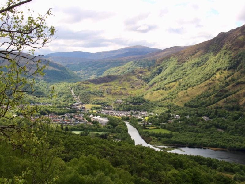 Aussicht auf Kinlochleven