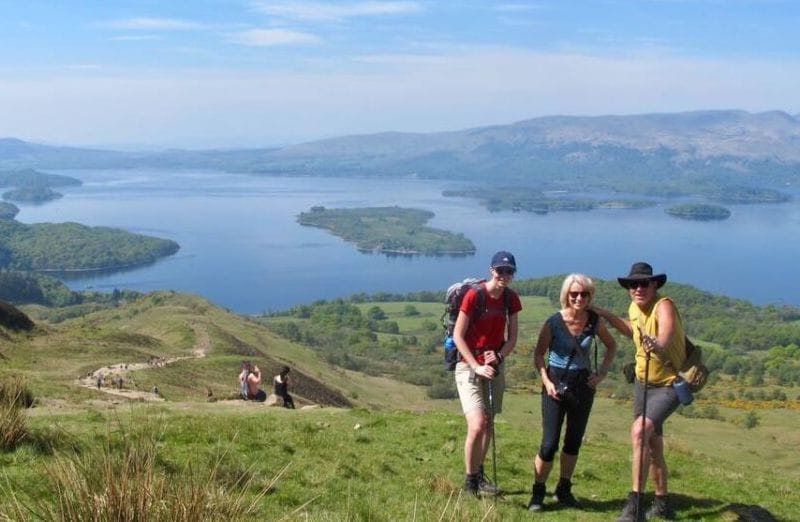 Am Loch Lomond auf dem West Highland Way