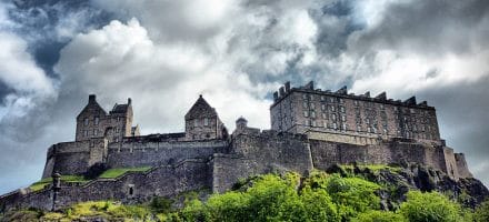 Edinburgh Castle in Scotland