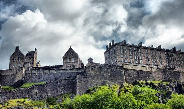 Edinburgh Castle in Scotland