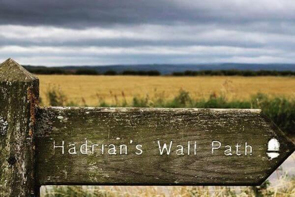 Hadrian's wall path hiking images