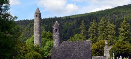 historisch erfgoed in Ierland glendalough ierse geschiedenis wicklow way