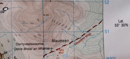 map navigation western way Ireland