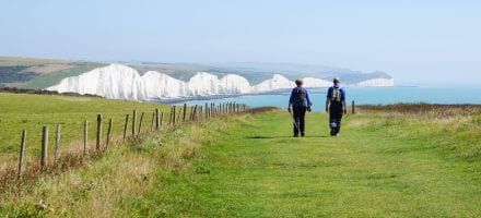 Les falaises des Seven Sisters