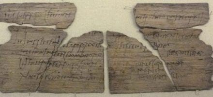 The Vindolanda Writing Tablets found along Hadrian's Wall