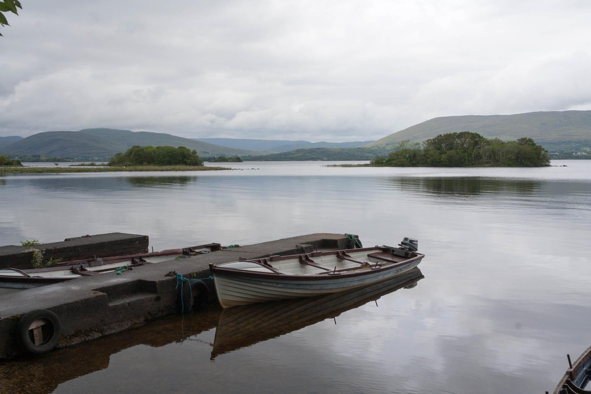 keetoge islands and boats, lough corrib