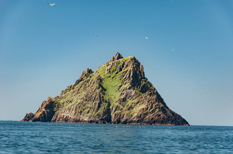 The iconic Skellig Michael off the Dingle Peninsula