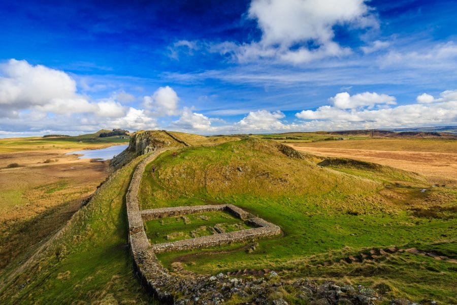 Hadrian's Wall, North of England.