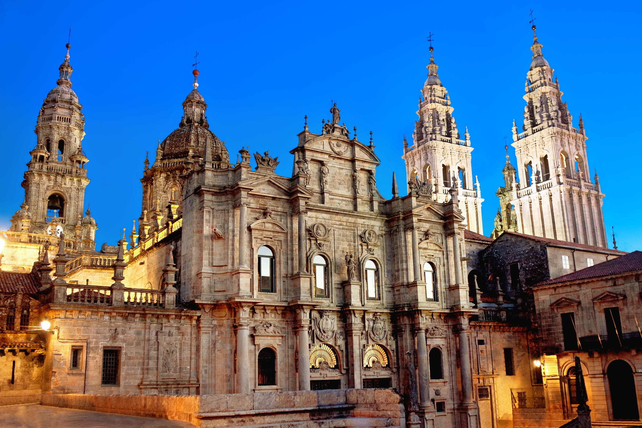 cathedral of santiago de compostela. galicia, Camino Frances, spain