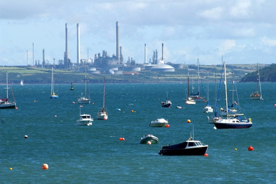 Milford Haven waterway viewed from Dale. Picture by David Merrett