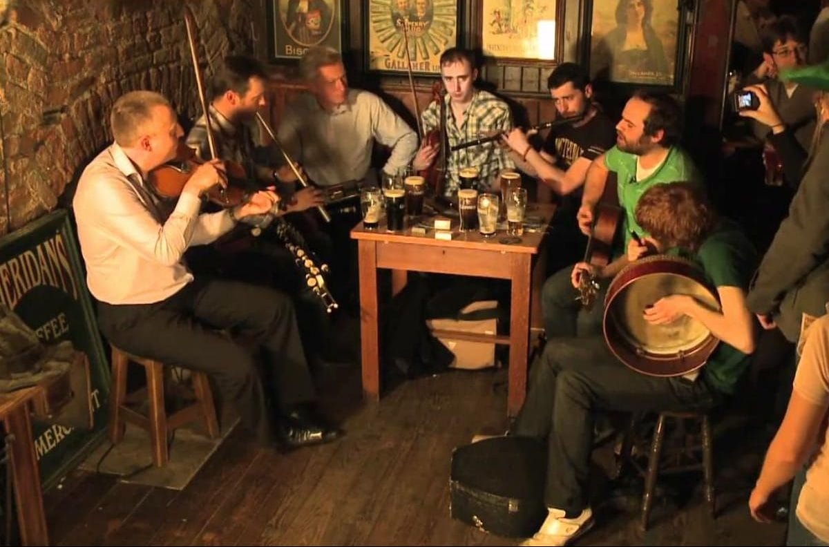 Trad session in Co Kerry