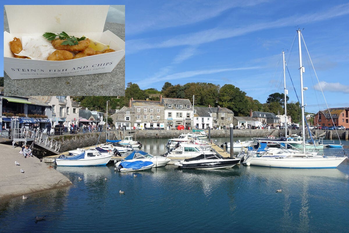 padstow harbour stein fish chips