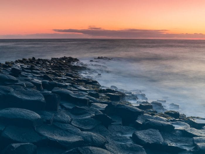 highlights northern ireland antrim in pictures giant's causway sunset