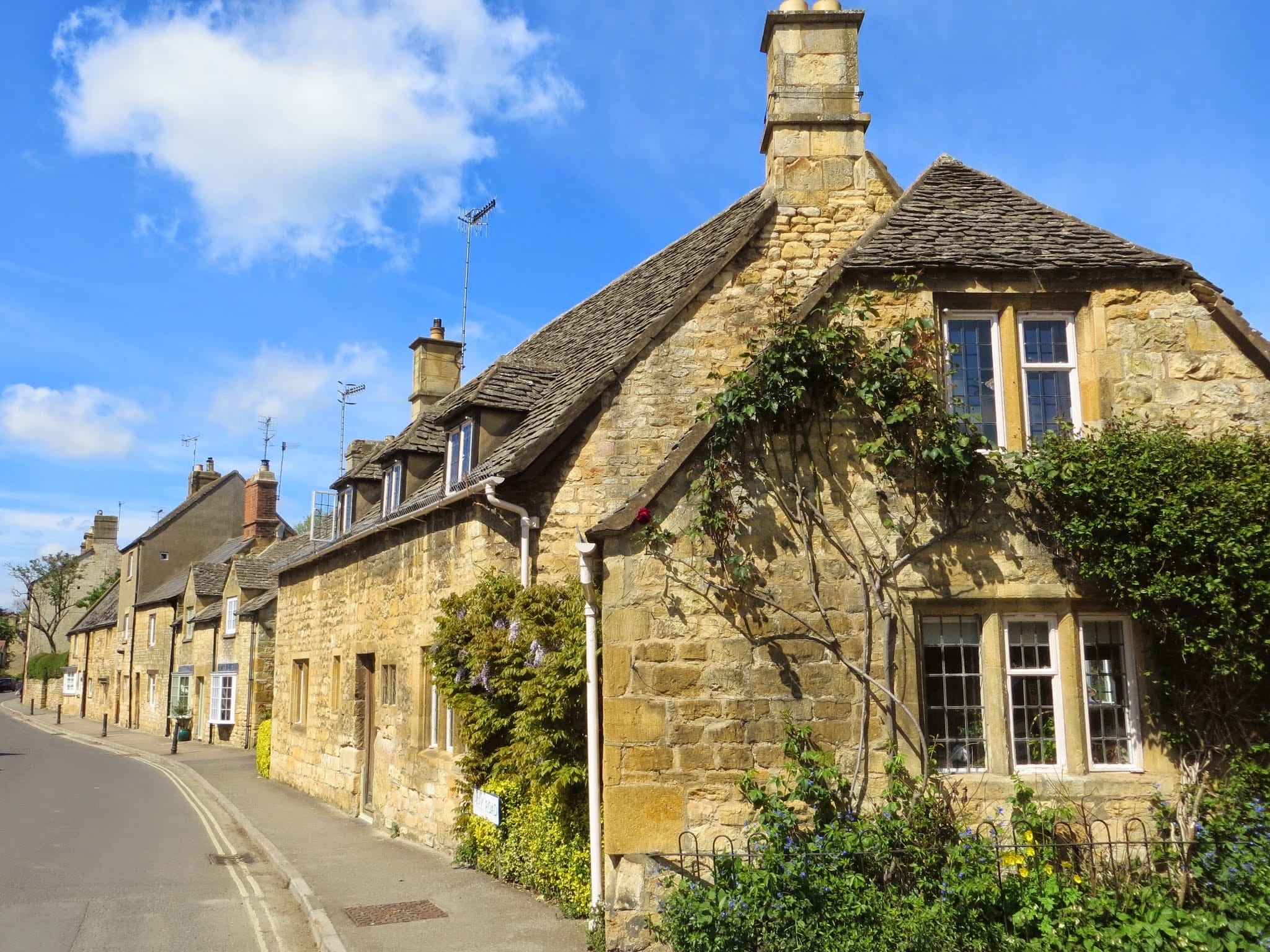 Typically British village on the Cotswold Way